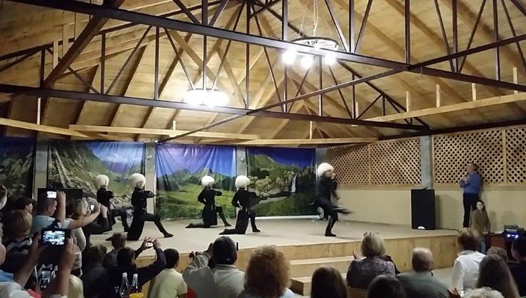 Абхазское застолье в с. Дурипш