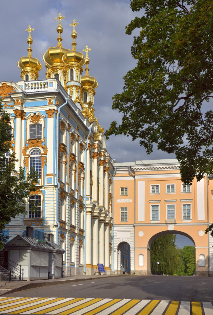 Царское Село с Екатерининским дворцом, Янтарной комнатой и Лицеем